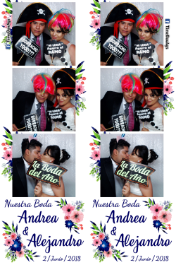 Cabina de Fotos Boda Andrea y Alejandro Aguascalientes