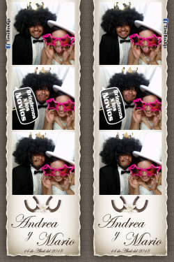 Cabina de Fotos Andrea y Mario Jesus Maria Ags