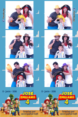 Cabina de Fotos Inflable Fiesta Cumpleaños Jose Emiliano Aguascalientes