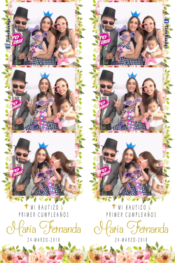 Cabina de Fotos Bautizo Maria Fernanda Aguascalientes