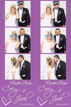 Photo Booth Inflable Boda Cecy y Joel