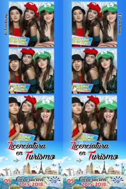 Cabina Fotográfica Graduación Lic. en Turismo