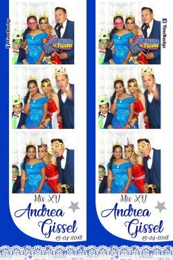 Fotocabina Inflable XV Años Andrea Gissel Aguasclientes