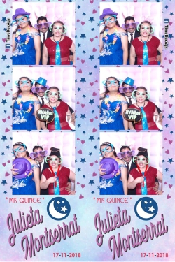 Cabina Inflable Rosa XV Años Julieta Montserrat