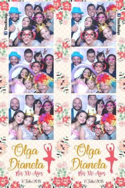 Photobooth Inflable Rosa XV Años Olga Dianela Aguascalientes