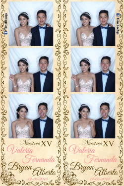 Cabina de Fotos 15 Años Valeria y Bryan