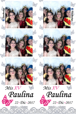 Photo Booth XV Años Paulina Aguascalientes